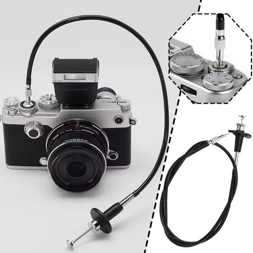 70cm Mechanical Locking Shutter Release Cable Remote Cameras. For Vintage S5N4 - Picture 9 of 10