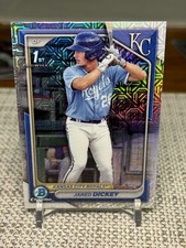 2024 Bowman Chrome #BCP-19 (1st) Jared Dickey Prospect (Mojo Refractor) Royals