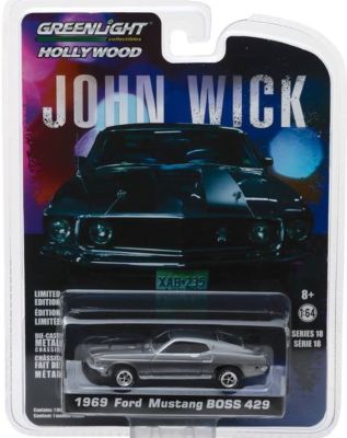 `69 Ford Mustang Boss 429 JOHN WICK Film Auto 1969 *** Greenlight 1:64 OVP