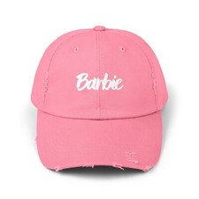 Barbie Baseball Cap for Woman-Black-Pink -White Adjustable Snapback Hot Pink Cap