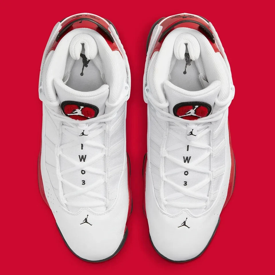 Nike Air Jordan 6 Rings Cherry White Black 322992 126 Men's Size 13 FAST SHIP - Image 4 of 4