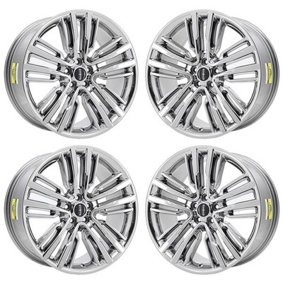 20'' LINCOLN MKC PVD BRIGHT CHROME WHEELS-C RIMS FACTORY OEM 10022 EXCHANGE 20...