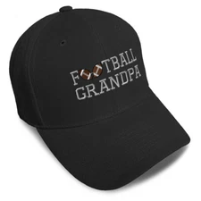 Baseball Cap Football Grandpa Embroidery Acrylic Dad Hats for Men & Women 1 Size
