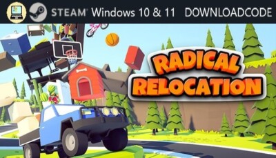 NEU PC Computer Spiel Radical Relocation für Windows 10 11 STEAM Download Code