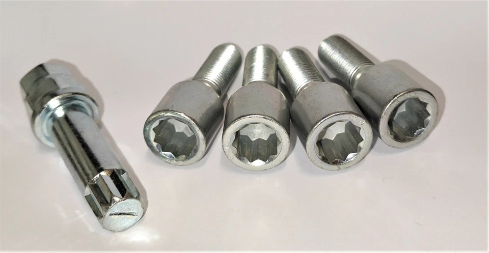 KIT BULLONI ANTIFURTO Lancia DELTA FIAT STILO TIPO 500 500C 500L ABARTH - Immagine 4 di 4