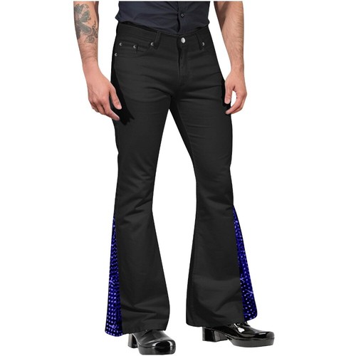 Men's Casual Retro Flared Pants - Picture 23 of 44