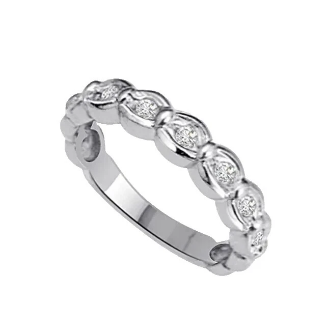 Anillo Blanco 5.5 Anillos de Moda