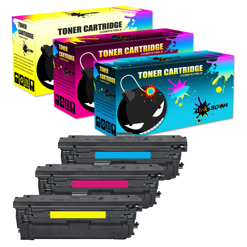 3 CMY Toner replace for HP CF361A-3A 508A Color LaserJet Enterprise M577dn M577f