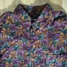 Vintage Japanese Maple Leaves Pattern Hawaiian Shirt