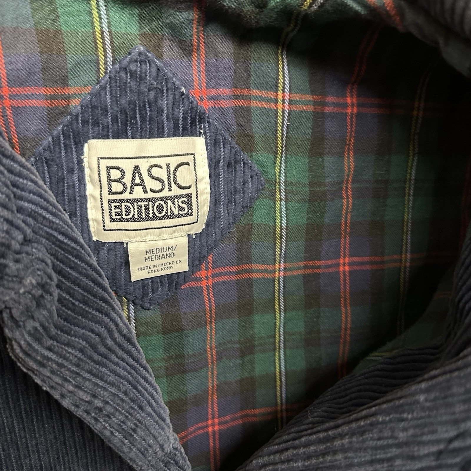 Vintage Basic Editions Jacket Womens Medium Blue … - image 5