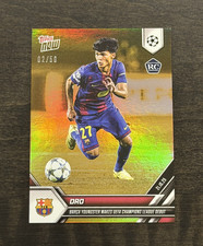 2025-26 Topps Now UCL Champions League DRO Rookie Card RC #31 Gold Foil /50