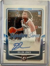 2024-25 Panini Donruss Optic - Signature Series Dillon Jones RC #SS-JGT