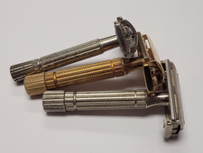 Vintage 1950s Gilette Super Speed Flare Tip Double Edge Safety Razor Lot | RARE