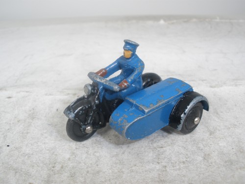 England Dinky Toys #43b Royal Automobile Club Service Motorcycle Complete