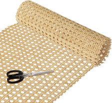 18'' Width Rattan Cane Webbing Roll Caning Material Weave Rattan Fabric Furnitur