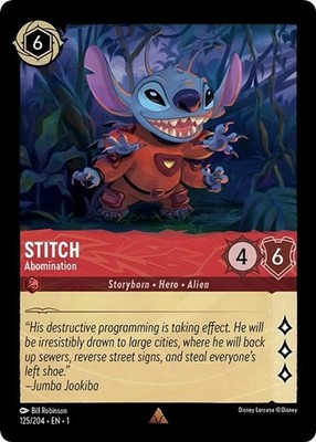 Stitch Abomination~125/204~German~NM~The First Chapter~LOR