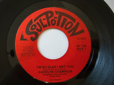 #ad Northern Soul 45 Carolyn Champion quot;I#x27;m So Glad I Met Youquot; Soul Potion NM HEAR $300.00