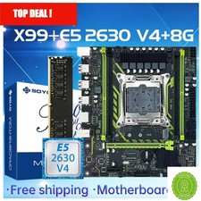 SOYO X99 LGA 2011-3 Motherboard Bundle with Xeon E5 2630 V4 CPU and DDR4 RAM