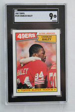 1987 Topps #125 Charles Haley SGC Graded 9 Mint