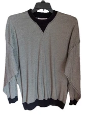 Vintage Slazenger Golf Sweatshirt Men’s Size Large Black Houndstooth Unbranded