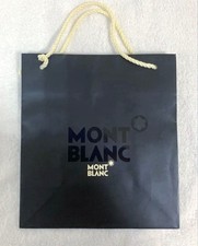 MONTBLANC Borsa per la spesa in carta nera borsa da negozio porta carta marca lusso