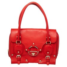 Borsa Versace in pelle rossa