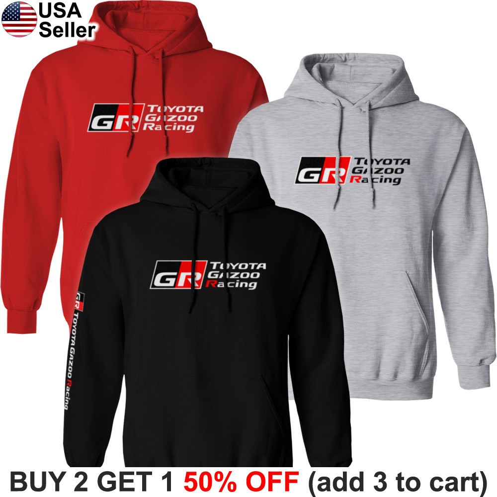 Toyota Gazoo Racing Hoodie Sweat Shirt TRD TGR Supra F1 Sport Car
