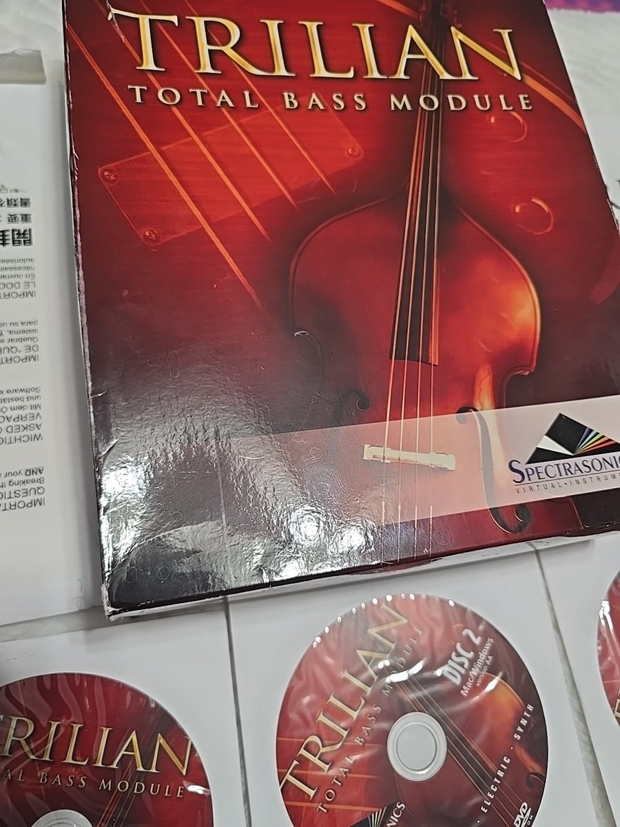Spectrasonics Trilian Total Bass Module Discs Manual No Serial