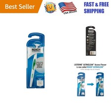 Ultraclean Access Flosser Starter Pack with 8 Refill Heads - Easy Oral Care