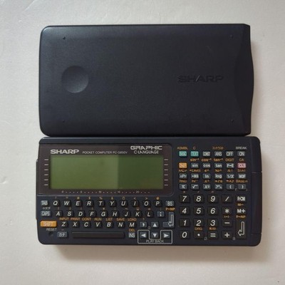 Sharp PC-G850V Pocket Computer for Programming & Tech Calculations   Used