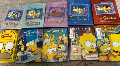 #ad The Simpsons DVD Collectors Seasons 1 10 {12345678910} Clean $149.95