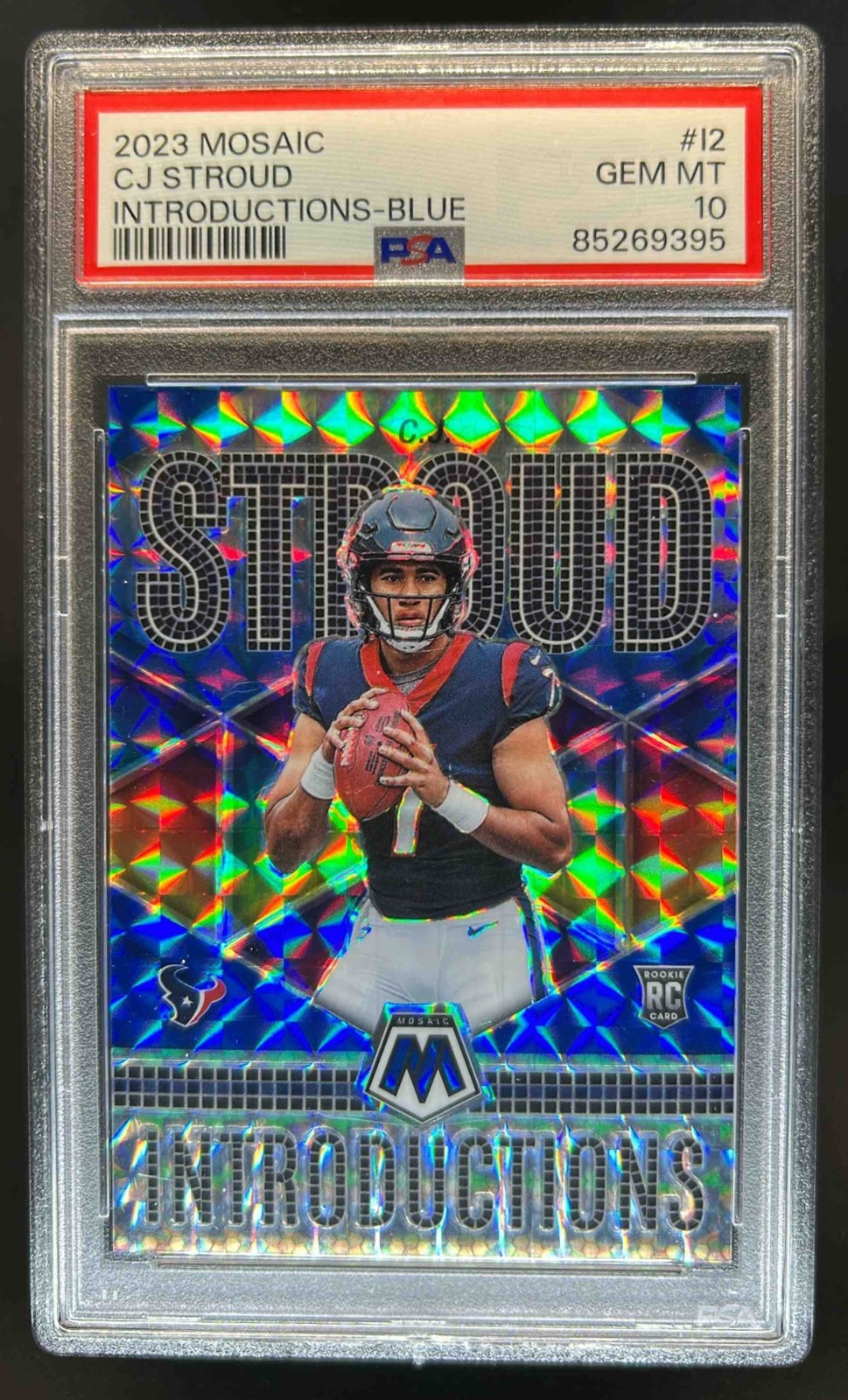 CJ Stroud Panini Mosaic Introductions #I2 Blue