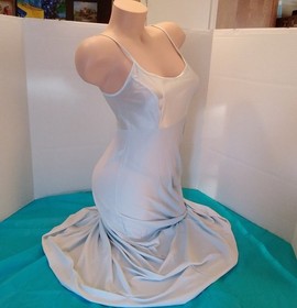 Vintage Triumph France Lingerie Long Nightgown Regency Hollywood SZ S