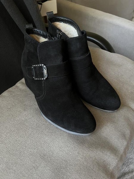 Baldinini Stiefel Damen schwarz Wildleder 37 #5H43