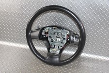 05-13 C6 Vette Black Leather Stitching Steering Wheel Paddle Shift Controls Oem