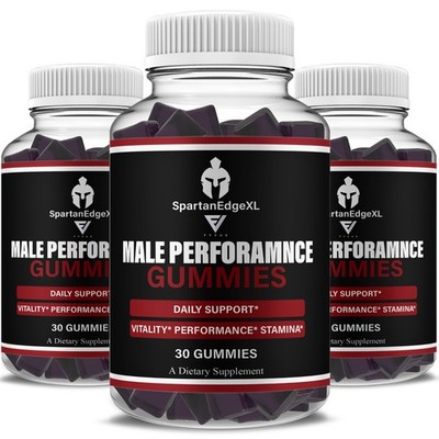 (3 Pack) Spartan Edge XL Premium Performance Gummy Supplement (90 Gummies)
