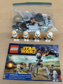 LEGO Star Wars 75036 Utapau Troopers 4 Minifigures 83 Pieces No Box Pre-Owned