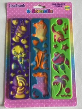 Lisa Frank Stencils, New In Pack Stencil. For Happy Girls
