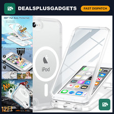 iPod Touch 7th/6th/5th Gen Case - Shockproof 360 Full Body Cover, Built-in Scree
