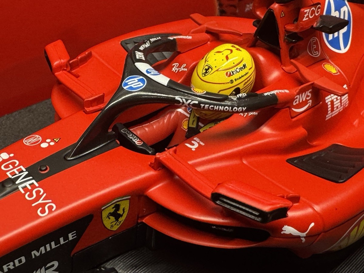 Lewis Hamilton Ferrari SF23 SF-23 First Test 1/18 Scale Diecast
