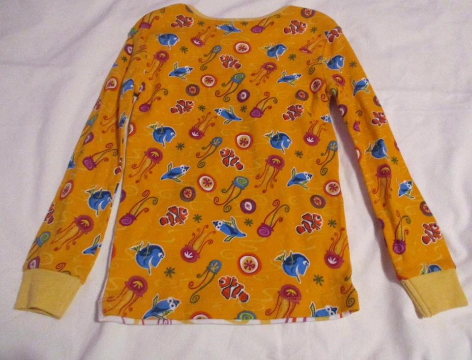 Juego de 2 pijamas Disney Finding Dory Nemo 6 7 niñas pequeñas niños Foto 3 de 4
