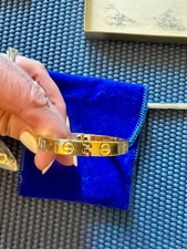 Charles Revson Ultima II Cartier Love Bracelet Size Small