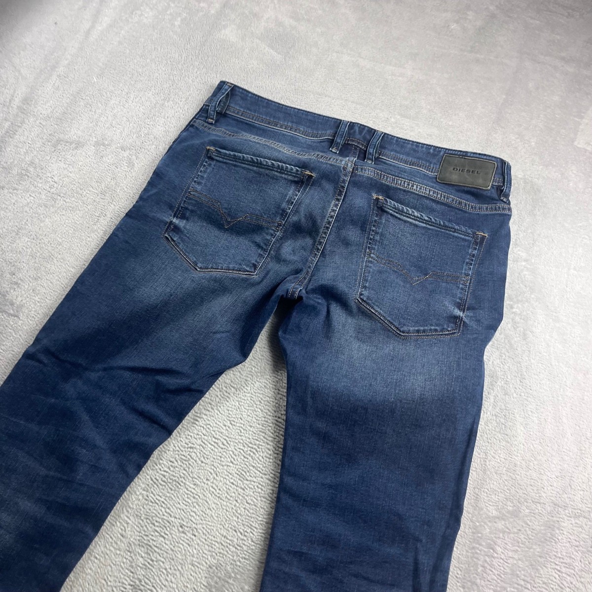 Diesel Sleenker Slim Skinny Jeans Mens 32x30 Blue Stretch Denim 