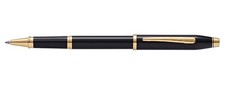 Cross Century II Black Rollerball SP Pen w/Gold Trim 414-1 Valued 170