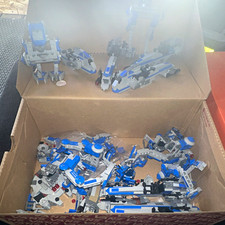 LEGO Star Wars Bulk Parts Lot in Box Blue Gra...