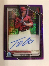2024 Topps Pro Debut Chrome Tommy Troy Purple Mojo /199