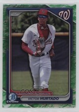 2024 Bowman Draft Chrome Lunar Glow Refractor Victor Hurtado #BDC-168 s3g