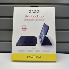 Zagg Keyboard Case for iPad 9.7 inch 6th Generation 2018 Slim Wireless - Black