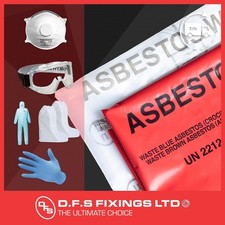 Asbestos PPE kit (2xbags,P3 Mask, Gloves, Boot covers, Coverall & Specs)