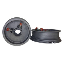 Par de tambores de cable de puerta de garaje universal 400-8 elevador estándar para puertas de 7 pies y 8 pies